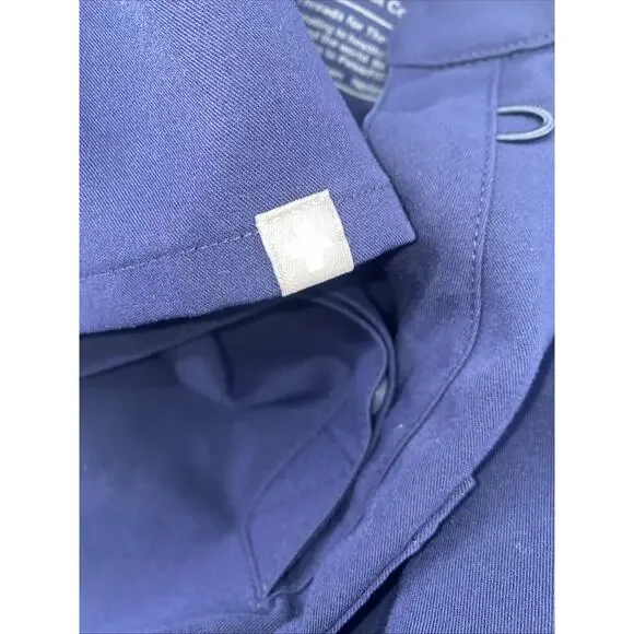 Figs Scrub Top Labor Delivery Womens Medium Navy Short Sleeve W21SW1012 - Picture 8 of 10